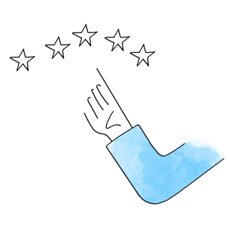 Rate our services illustration